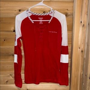Reebok Detroit Red Wings Long Sleeve Top